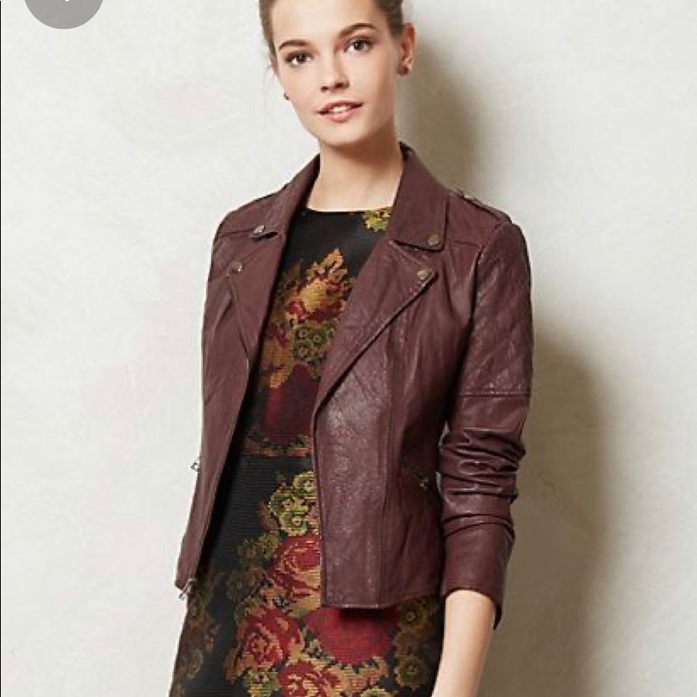 Anthropologie Sanctuary Leather Moto Jacket
